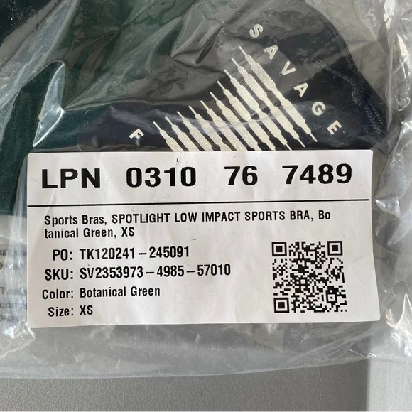 NWT Savage X Fenty Spotlight Low-Impact Sports Bra | Size: XS - Picture 5 of 6